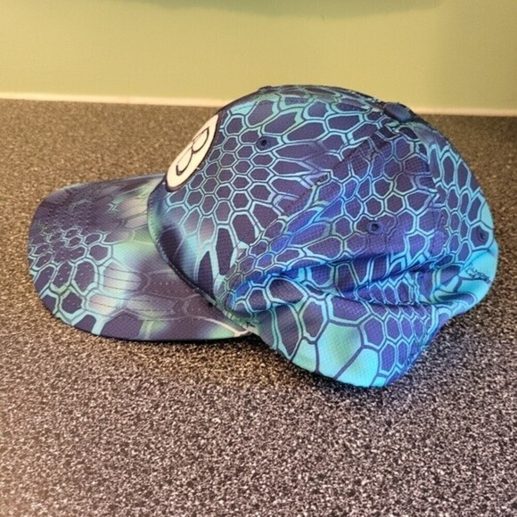 Richardson 874 Casual Performance Hat Geometric Camo Blue - Picture 4 of 10